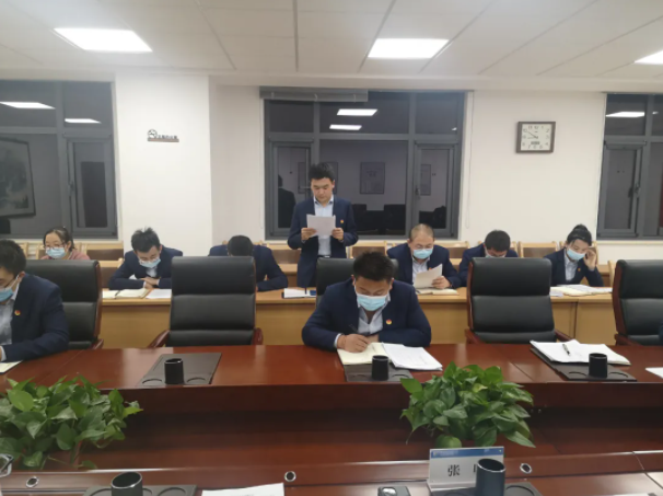 爱体育团委召开2021年度专题组织生活会(图3)