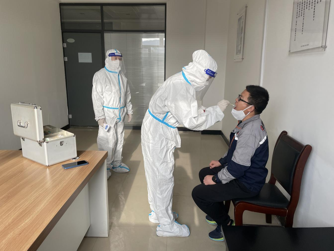 爱体育开展疫情防控应急演练(图3)