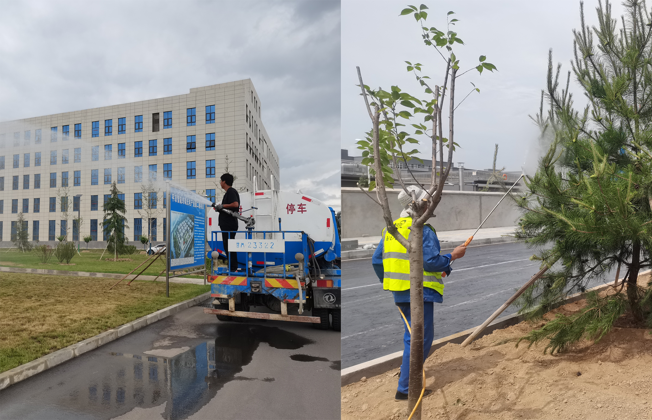 爱体育宜浩园林公司扎实开展夏季绿化养护工作(图2)